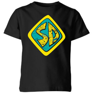 Scooby Doo Emblem Kids' T-Shirt - Black