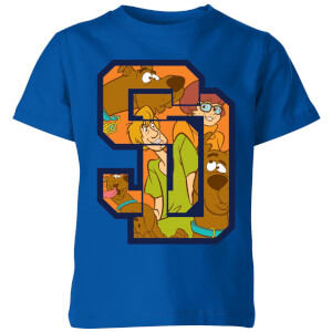 Scooby Doo Collegiate Kids' T-Shirt - Royal Blue
