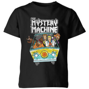 Scooby Doo Mystery Machine Heavy Metal Kids' T-Shirt - Black
