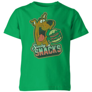 Scooby Doo Scooby Snacks Kids' T-Shirt - Kelly Green