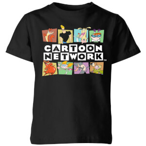 Cartoon Network Logo Characters Kids' T-Shirt - Black