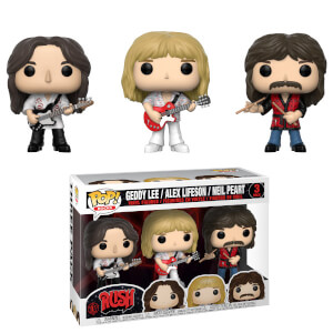 Pop! Rocks Rush Geddy, Alex, Neil 3-pack Pop! Vinyl Figure