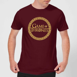 Game of Thrones Circle Logo Herren T-Shirt - Burgunderrot