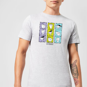 Ed, Edd n Eddy Heads Men's T-Shirt - Grey