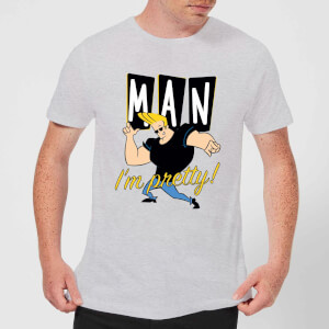 Johnny Bravo Man I'm Pretty Men's T-Shirt - Grey