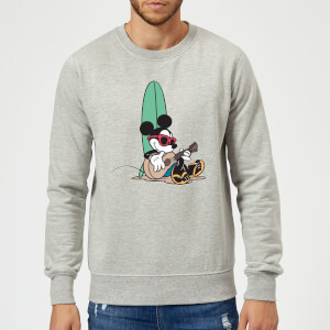 Disney Mickey Mouse Surf And Chill Sweatshirt - Grey