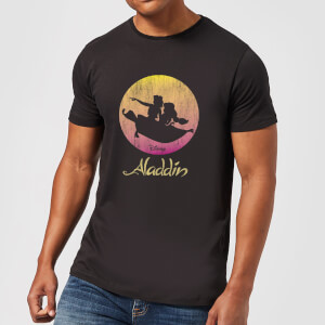 Disney Aladdin Flying Sunset Men's T-Shirt - Black