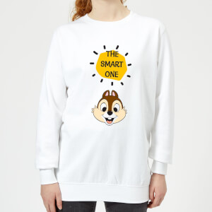 Disney Chip 'N' Dale The Smart One Women's Sweatshirt - White