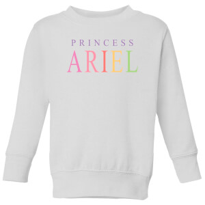 Disney The Little Mermaid Princess Ariel Kids' Sweatshirt - White
