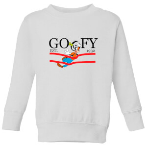 Disney Goofy By Nature Kids' Sweatshirt - White