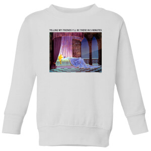 Disney Sleeping Beauty I'll Be There In Five Kids' Sweatshirt - White