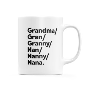 Gran's And Nan's Mug