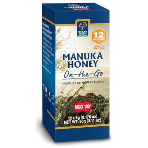 MGO 100+ Pure Manuka Honey - Snap Pack - 5g - Pack of 12