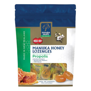 MGO 400+ Manuka Honey Lozenges with Propolis - 58 Lozenges
