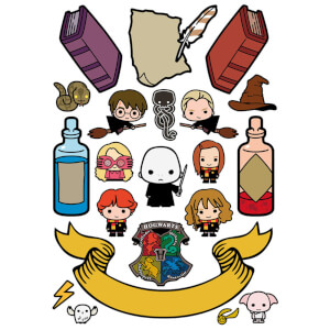 Official Harry Potter Fridge Magnet Set