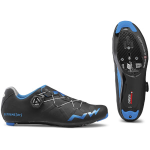 Northwave Extreme GT Road Shoes - Black/Blue Metal
