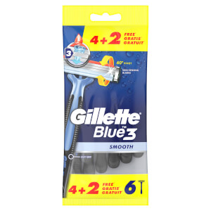 Blue3 Einwegrasierer - 6 Stück