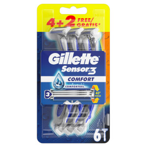 Sensor3 Comfort Einwegrasierer - 6 Stück