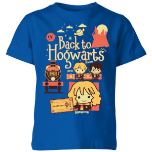 Harry Potter Kids Back To Hogwarts Kids' T-Shirt - Royal Blue