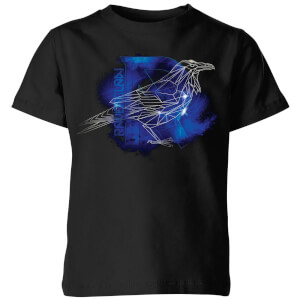 Harry Potter Ravenclaw Geometric Kids' T-Shirt - Black