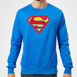 Justice League Supergirl Logo Sweatshirt - Royal Blue