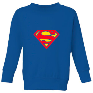 Justice League Supergirl Logo Kids' Sweatshirt - Royal Blue