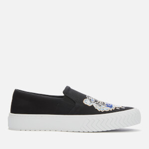 KENZO Men's K-Skate Tiger Head Slip-On Trainers - Black