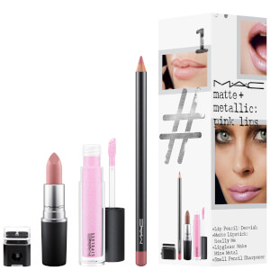 MAC Matte and Metallic Exclusive Lip Kit - Pink Lips