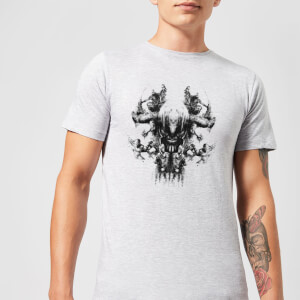 Avengers Endgame Thanos Rorschach Men's T-Shirt - Grey