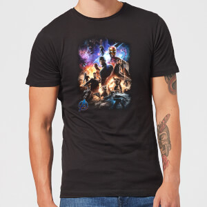 T-shirt Avengers Endgame Character Montage - Homme - Noir
