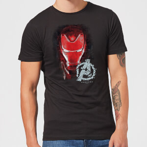 Avengers: Endgame Iron Man Brushed heren t-shirt - Zwart