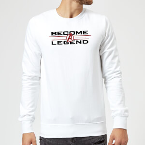 Sweat-shirt Avengers Endgame Become A Legend Homme - Blanc