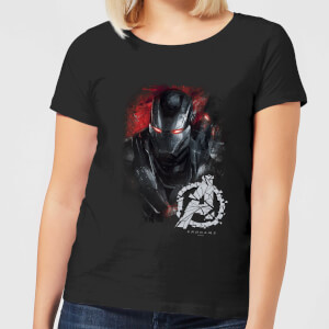Avengers Endgame War Machine Brushed Women's T-Shirt - Black