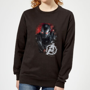 Avengers Endgame War Machine Brushed Women's Sweatshirt - Black