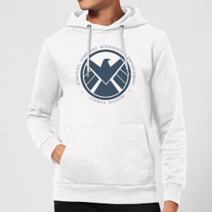Marvel Avengers Agent Of SHIELD Logistics Division Hoodie - White