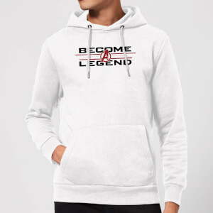 Avengers Endgame Become A Legend Hoodie - White