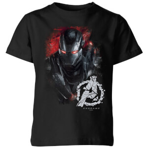T-Shirt Avengers Endgame War Machine Brushed - Nero - Bambini
