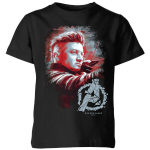 T-shirt Avengers Endgame Hawkeye Brushed - Enfant - Noir