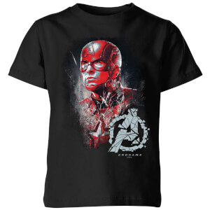 T-shirt Avengers Endgame Captain America Brushed - Enfant - Noir