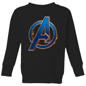 Avengers: Endgame Heroic Logo kinder trui - Zwart