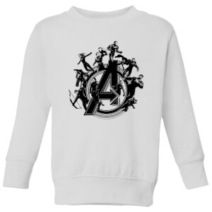 Sweat-shirt Avengers Endgame Hero Circle - Enfant - Blanc