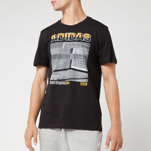 adidas Men's MH Photo Short Sleeve T-Shirt - Black