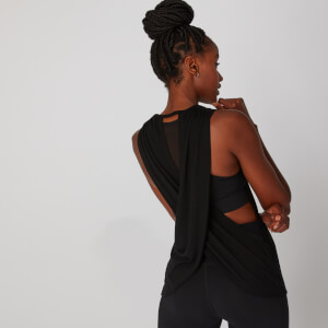 MP Cross Back Vest - Black