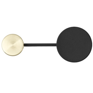 Menu Afteroom Coat Hanger - Black Brass - Small