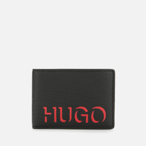 HUGO Men's Victorian 3 6Cc Wallet - Black/Red