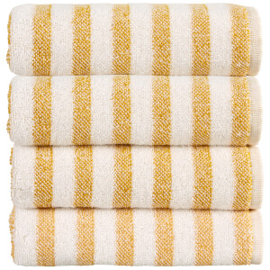 Christy Soho Stripe 4 Piece Towel Bale - Ochre
