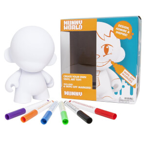 Kidrobot MUNNY Reusable DIY Toy with Wipe-Off Markers