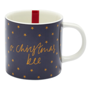 Joules Christmas Bee Mug - Navy