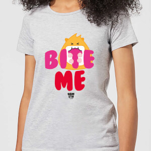 Hamsta Bite Me Women's T-Shirt - Grey