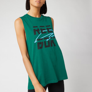 Reebok Women's WOR MYT Reebok Muscle Top - Green